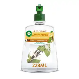 Tesco Airwick Active Fresh Refill Vanilla And Honey Suckle 228Ml offer