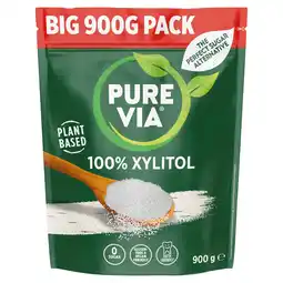 Tesco Pure Via 100% Xylitol Plant Based 900G offer