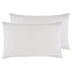 Tesco F&F Home White Washed Cotton Pillowcase Pair offer