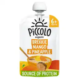 Tesco Piccolo Organic Brekkie Mango & Pineapple 100g offer