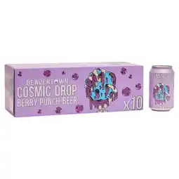 Tesco Beavertown Cosmic Drop Berry 4.0% 10x330ml offer