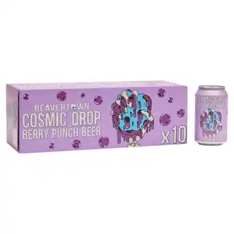 Tesco Beavertown Cosmic Drop Berry 4.0% 10x330ml offer