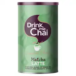 Tesco Drink Me Chai Signature Blends Matcha Latte 238G offer