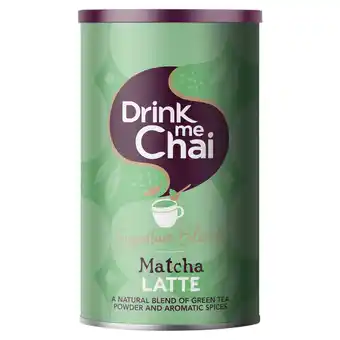 Tesco Drink Me Chai Signature Blends Matcha Latte 238G offer
