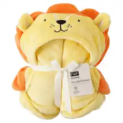 Tesco F&F Home Lion Hooded Blanket offer
