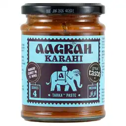 Tesco Aagrah Karahi Tarka Paste 270g offer