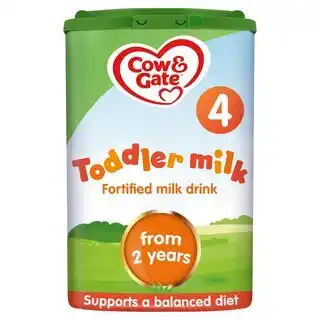 Tesco Cow & Gate 4 Toddler Milk Formula 2+ Years 800g offer