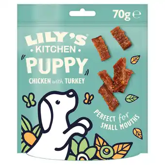 Tesco Lily's Kitchen Puppy Chicken with Turkey Treats 70g offer