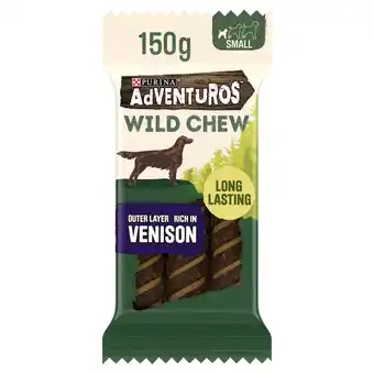 Tesco Adventuros Wild Dog Chew Small Venison 150G offer