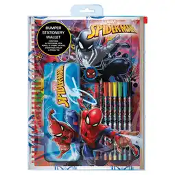 Tesco Spiderman Bumper Stationery Set offer