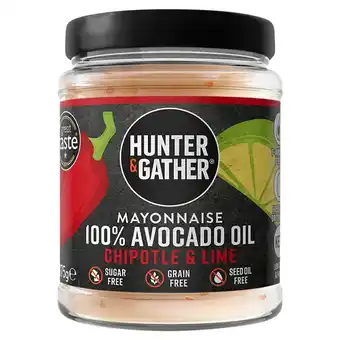 Tesco Hunter & Gather Avocado Oil Mayonnaise Chipotle & Lime 175g offer