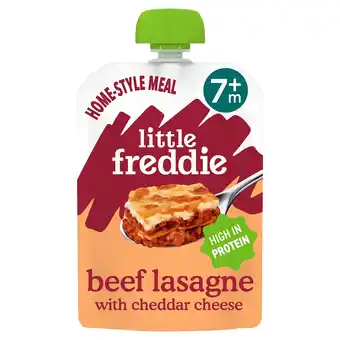 Tesco Little Freddie Organic Beef Lasagne with Cheddar Cheese 7m+ 130g offer
