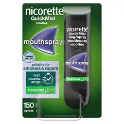 Tesco Nicorette QuickMist Nicotine Mouthspray - Freshmint Single offer