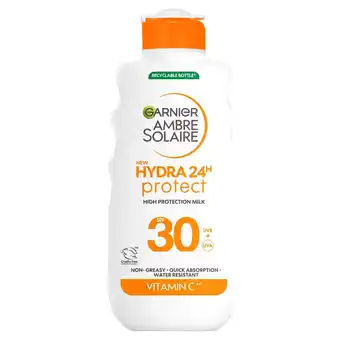 Tesco Garnier Ambre Solaire Hydra 24H Protect SPF30 175ml offer