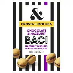 Tesco Crosta & Mollica Baci Hazelnut Biscuits 140g offer
