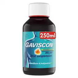 Tesco Gaviscon Heartburn & Indigestion Liquid Peppermint 250ml offer