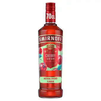 Tesco Smirnoff Cherry Drop Flavoured Vodka 700ml offer