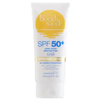 Tesco BONDI SANDS SPF 50+ EVERYDAY BODY LOTION 150mL offer