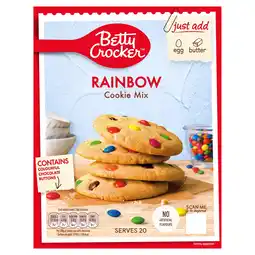 Tesco Betty Crocker Rainbow Cookie 495G offer