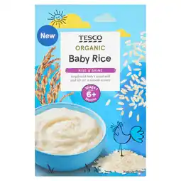 Tesco Tesco Organic Baby Rice 100g offer