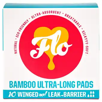 Tesco FLO Bamboo Ultra-Long Pads (10 pads) offer