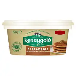 Tesco Kerrygold Spreadable Butter with Maple and Cinnamon 150g offer