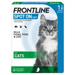 Tesco Frontline Spot On Cat Flea X1 0.5Ml offer
