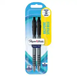 Tesco Paper Mate Flexgrip Ultra Ballpoint Pens, Black, 2 Count offer