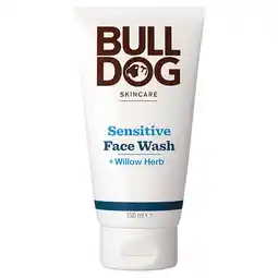 Tesco Bulldog Sensitive Face Wash 150Ml offer