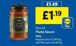 Lidl DELUXE Pasta Sauce offer