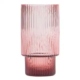 Asda George Home Purple Stacking Rib Hiball Glass offer