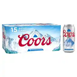 Asda Coors 15 x 440ml offer