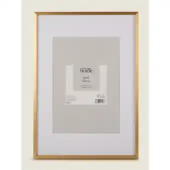Asda George Home Gold-Tone A3 Aluminium Frame offer