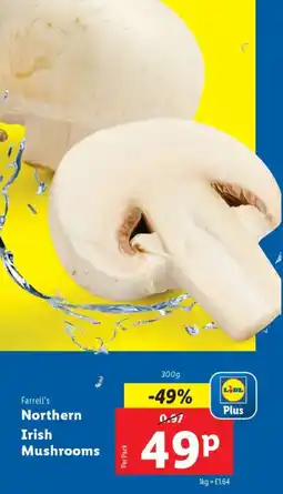 Lidl Farrell's Northern Irish Mushrooms offer