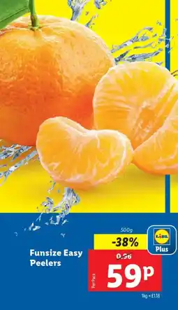 Lidl Funsize Easy Peelers offer