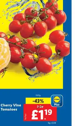Lidl Cherry Vine Tomatoes offer