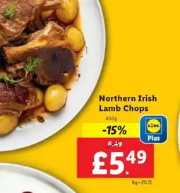 Lidl Northern Irish Lamb Chops offer