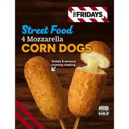 Iceland TGI Fridays Mozzarella Corndogs 320g offer