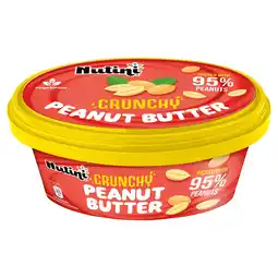 Iceland Nutini Crunchy Peanut Butter 250g offer