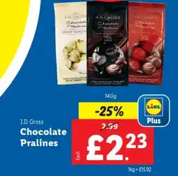 Lidl J.D Gross Chocolate Pralines offer
