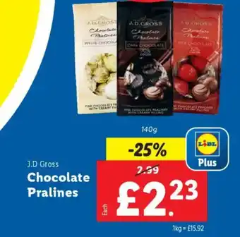 Lidl J.D Gross Chocolate Pralines offer