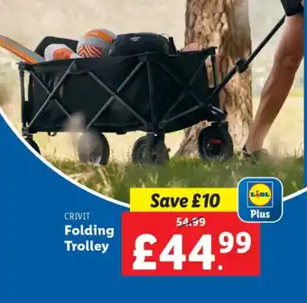 Lidl CRIVIT Folding Trolley offer