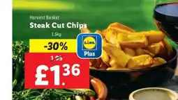 Lidl Harvest Basket Steak Cut Chips offer
