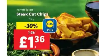 Lidl Harvest Basket Steak Cut Chips offer