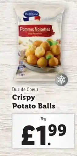 Lidl Duc de Coeur Crispy Potato Balls offer