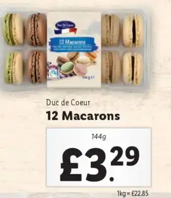 Lidl Duc de Coeur 12 Macarons offer