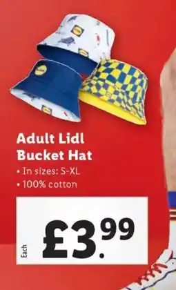 Lidl Adult Lidl Bucket Hat offer