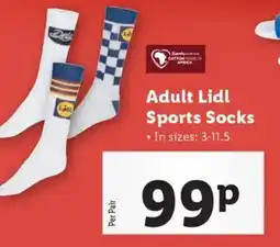 Lidl Adult Lidl Sports Socks offer