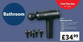 Lidl CRIVIT Massage Gun offer