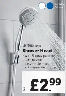 Lidl LIVARNO home Shower Head offer